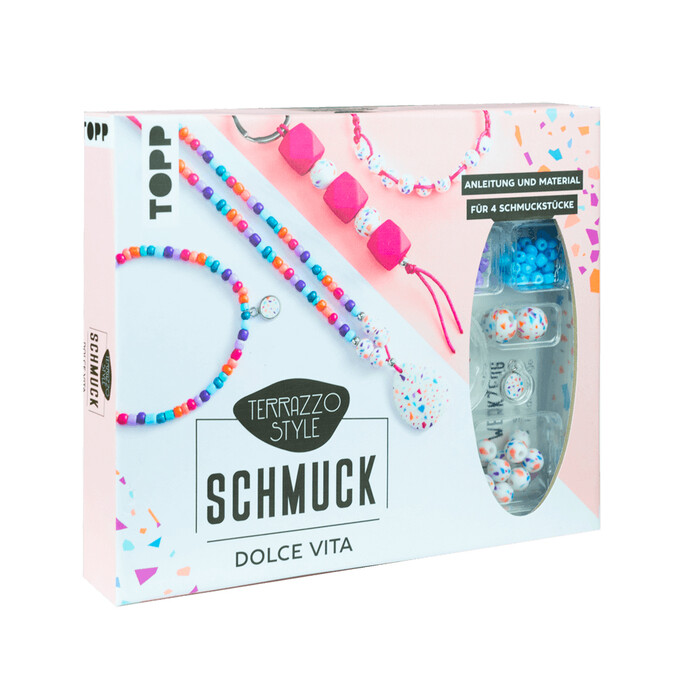 TOPP Kreativ-Set Terrazzo-Schmuck Dolce Vita