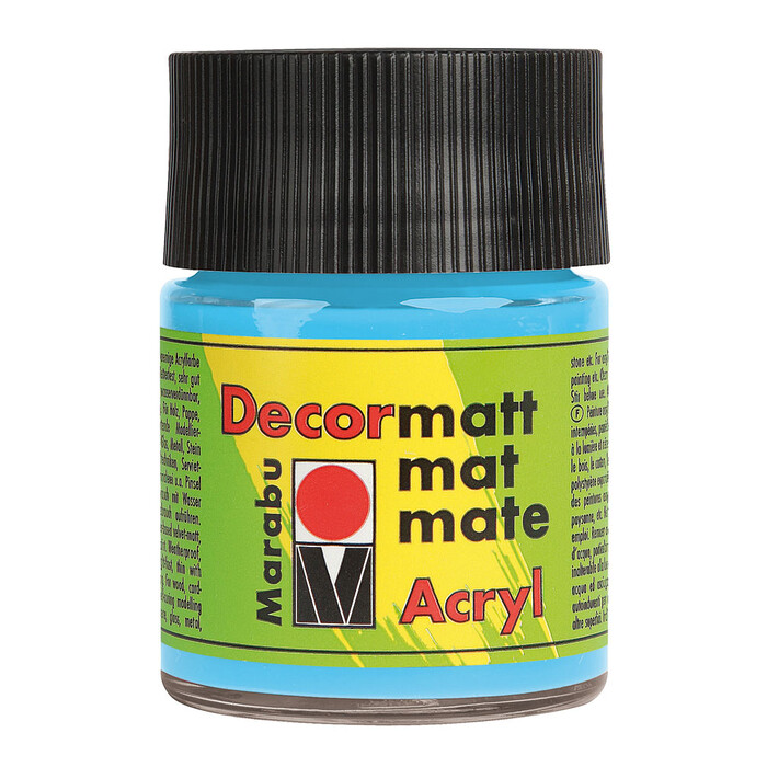 MARABU Acrylfarbe Decormatt Acryl 50 ml hellblau