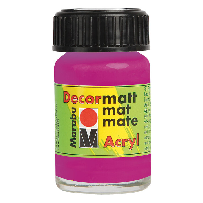 MARABU Acrylfarbe Decormatt Acryl 15 ml magenta
