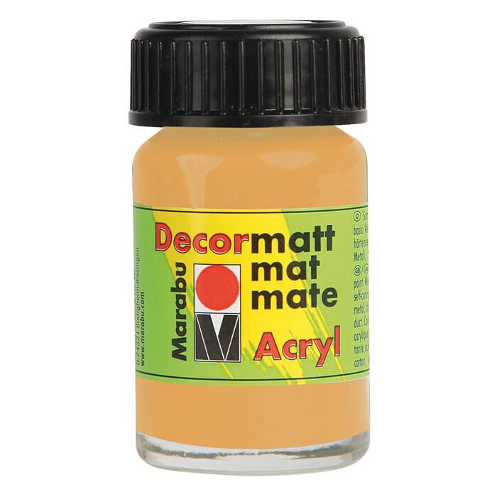 MARABU Acrylfarbe Decormatt Acryl 15 ml gold metallic