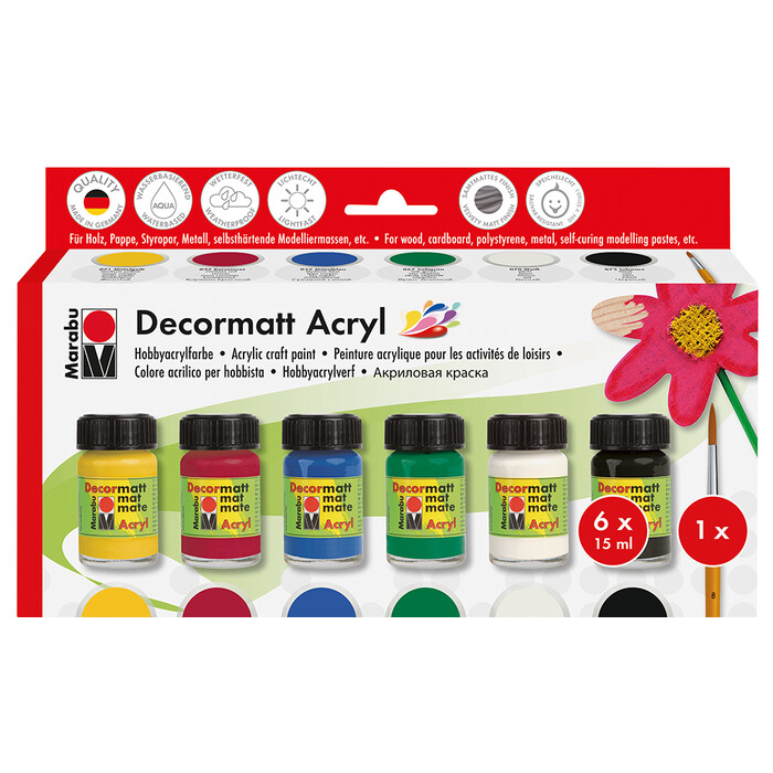 Marabu Decormatt Acryl Starter Set