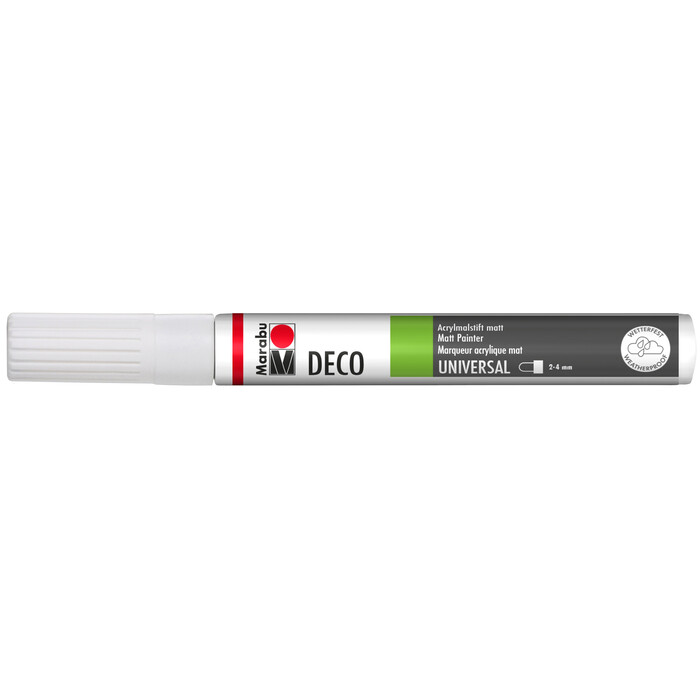 MARABU Acrylmalstift Deco Painter 2 – 4 mm weiß