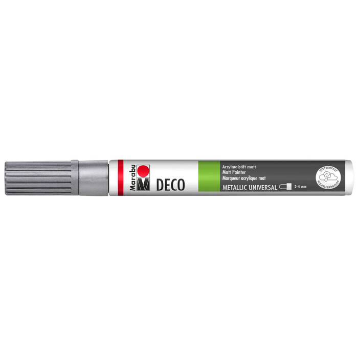 MARABU Acrylmalstift Deco Painter 2 - 4 mm silber