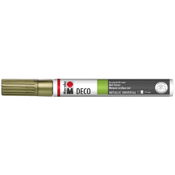 MARABU Acrylmalstift Deco Painter 2 – 4 mm gold
