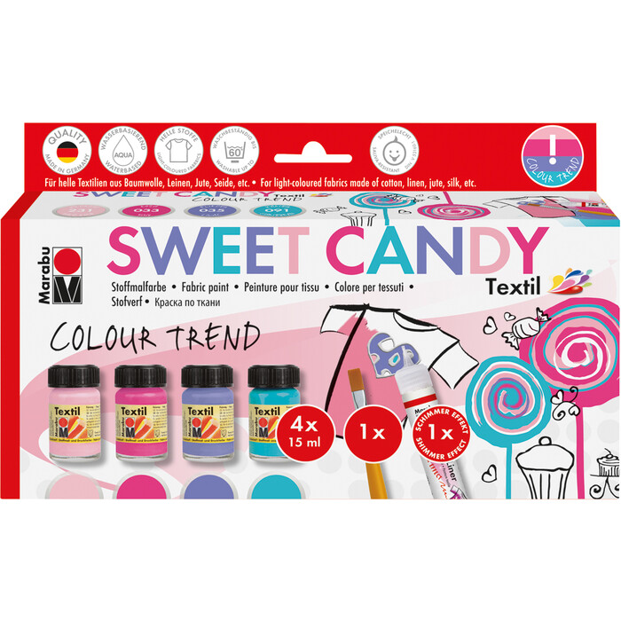 Marabu Textil Trend-Set SWEET CANDY