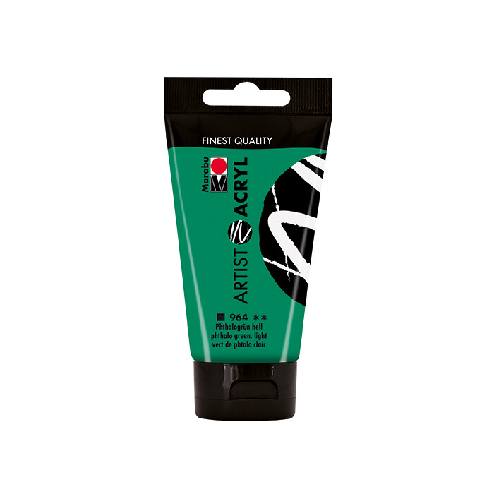 MARABU Acrylfarbe Artist 75 ml phthalogrün hell
