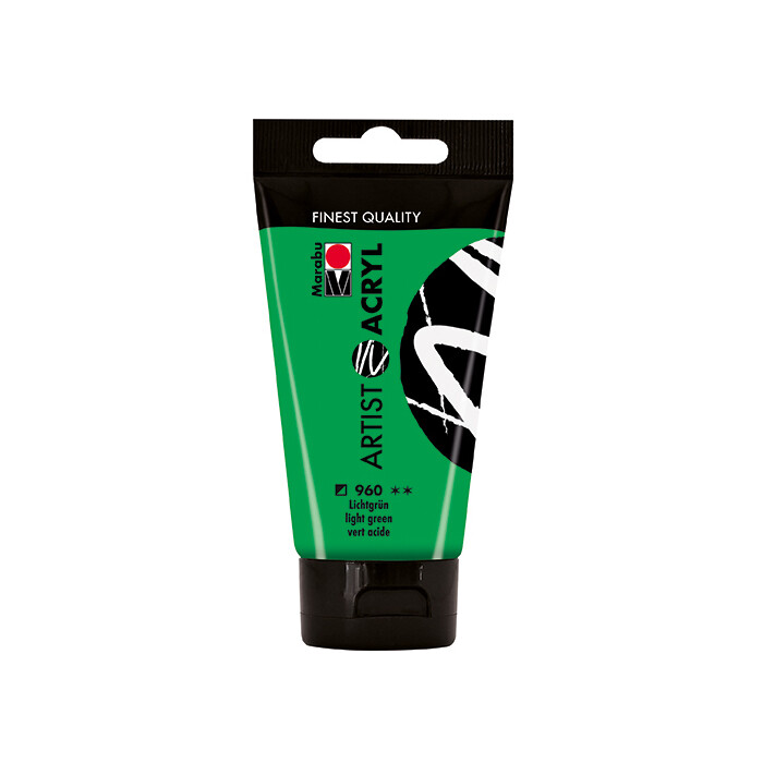 MARABU Acrylfarbe Artist 75 ml lichtgrün