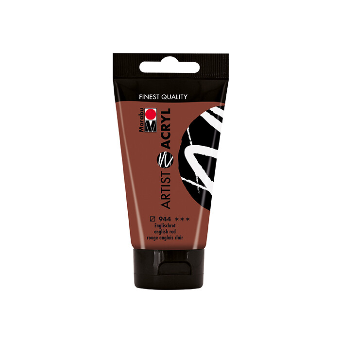MARABU Acrylfarbe Artist 75 ml englischrot