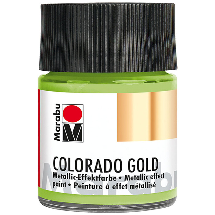 MARABU Metallic-Effektfarbe Colorado Gold 50 ml hellgrün