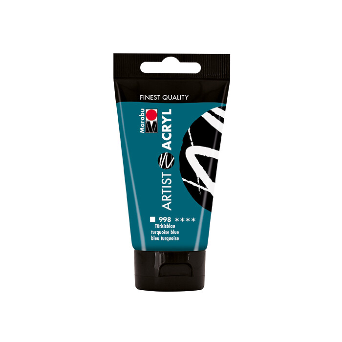MARABU Acrylfarbe Artist 75 ml türkisblau