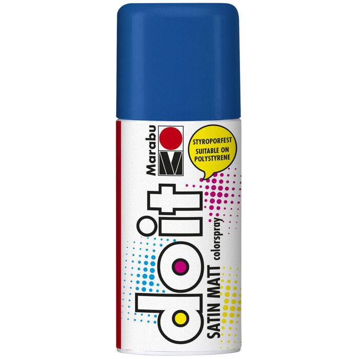 MARABU Farbspray Do It 150 ml satin matt mittelblau