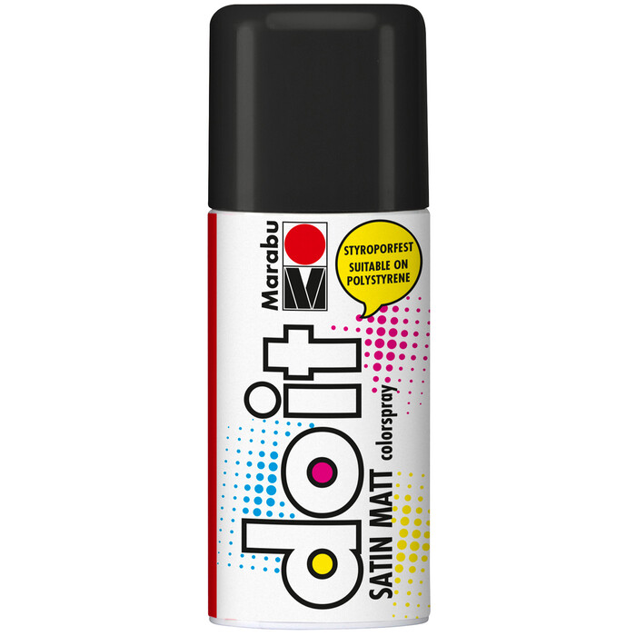 MARABU Farbspray Do It 150 ml satin matt schwarz