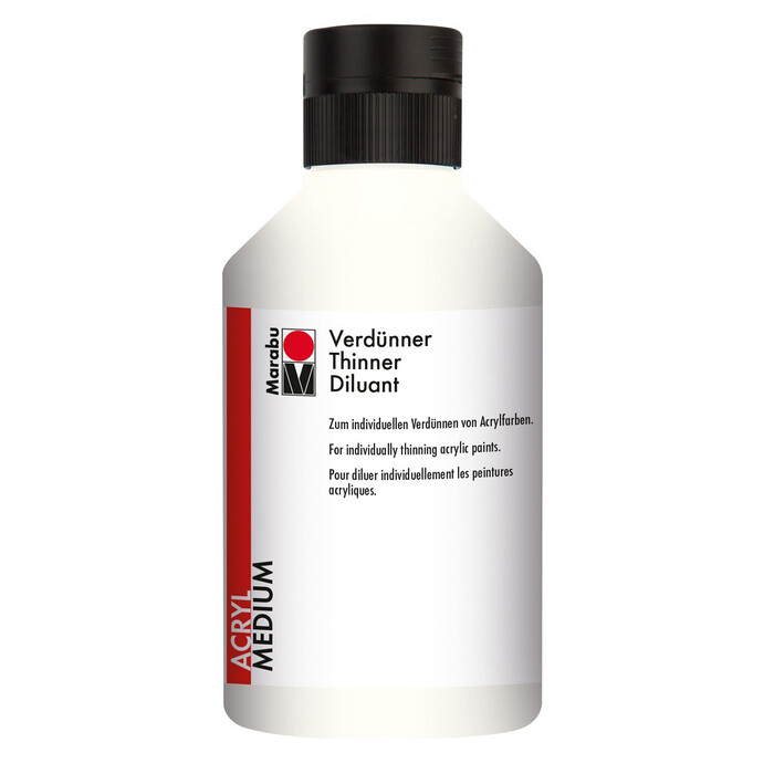 MARABU Acrylfarben Verdünner 250 ml Flasche transparent