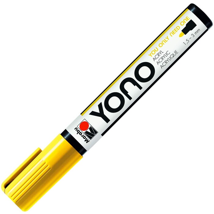 MARABU Acrylmarker YONO 1,5 – 3 mm gelb