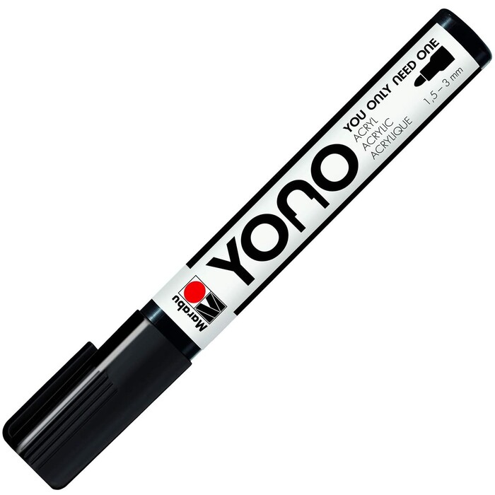 MARABU Acrylmarker YONO 1,5 – 3 mm schwarz