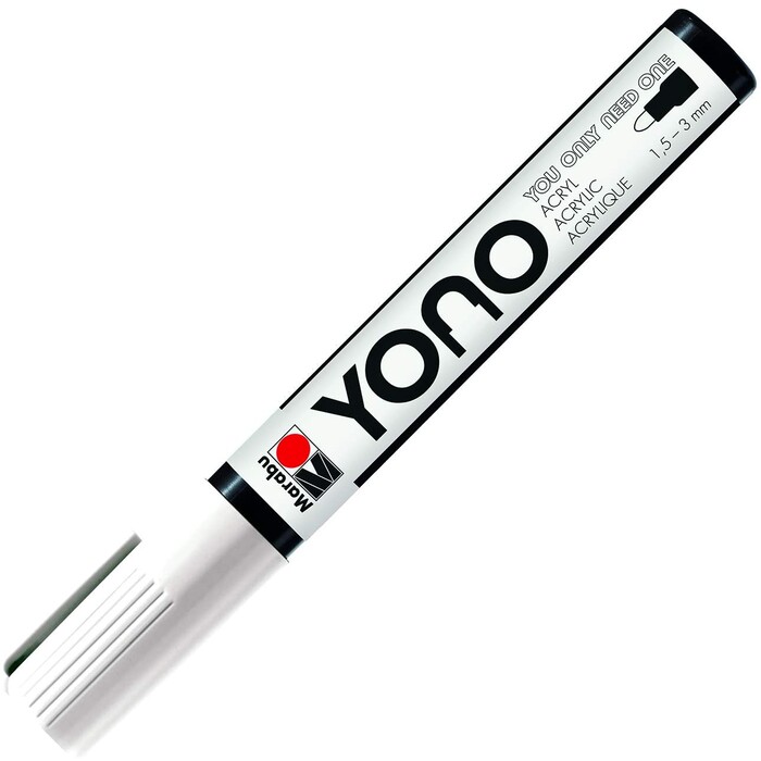 MARABU Acrylmarker YONO 1,5 – 3 mm weiß