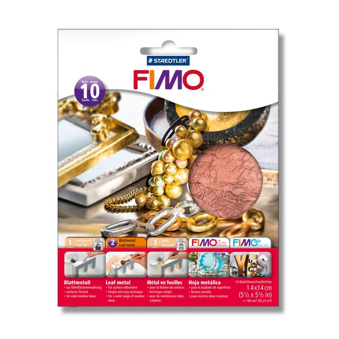 STAEDTLER® FIMO® Blattmetall 10 Blatt kupfer