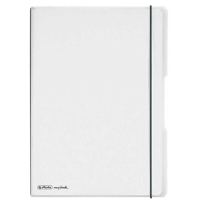 HERLITZ Notizheft my.book flex A4 40 Blatt kariert transparent
