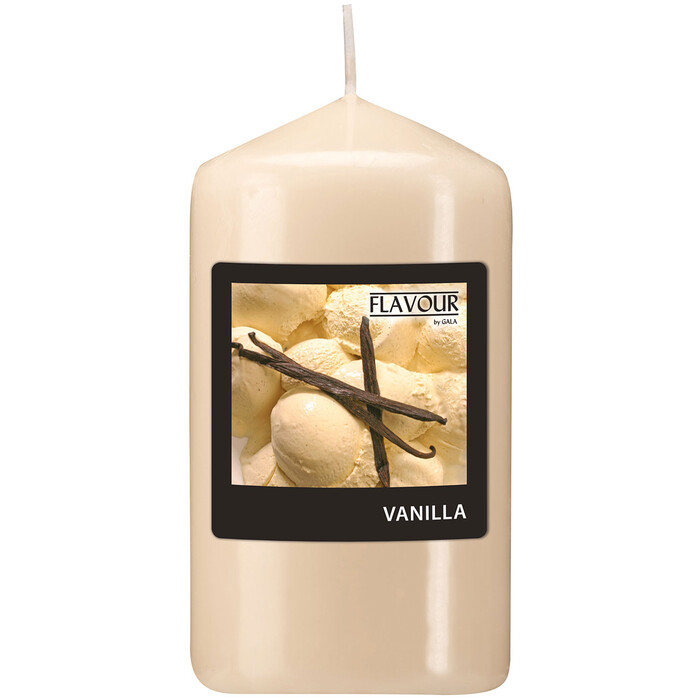 Stumpenkerze Vanille Ø 5,8 cm H: 11 cm creme