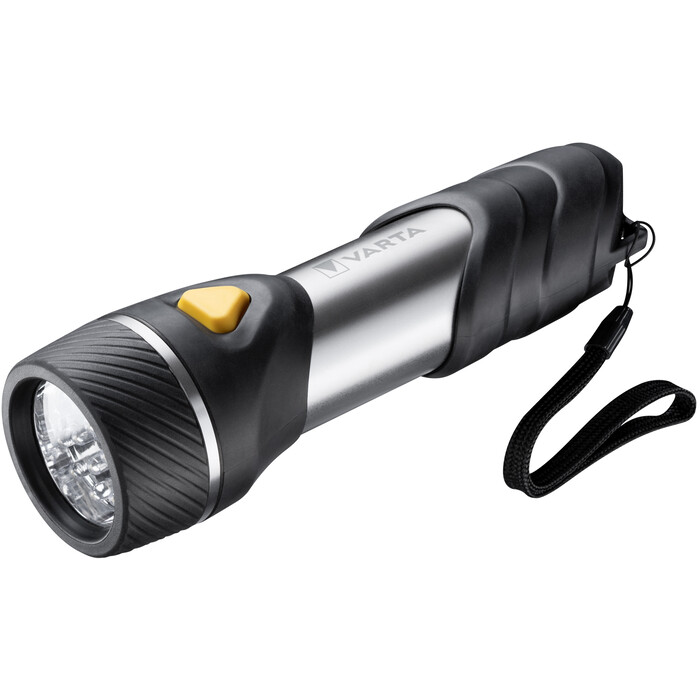 VARTA LED-Taschenlampe F30 schwarz/silber