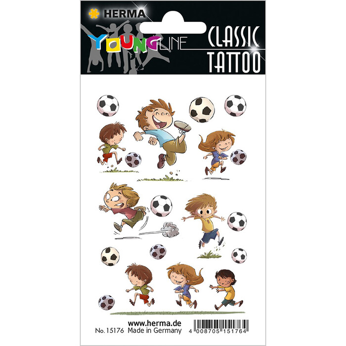 HERMA Classic Tattoo Sticker Soccers