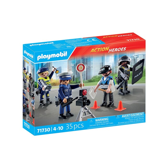 PLAYMOBIL® Act!on Heroes Figurenset Polizei 35 Teile 71730
