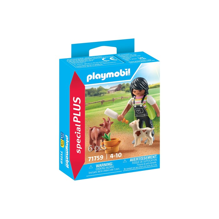 PLAYMOBIL® specialPLUS Frau mit Ziegen 6 Teile 71759