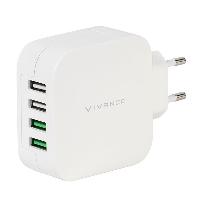Vivanco - USB Ladegerät, 4 Ports, 42W                  CR297387