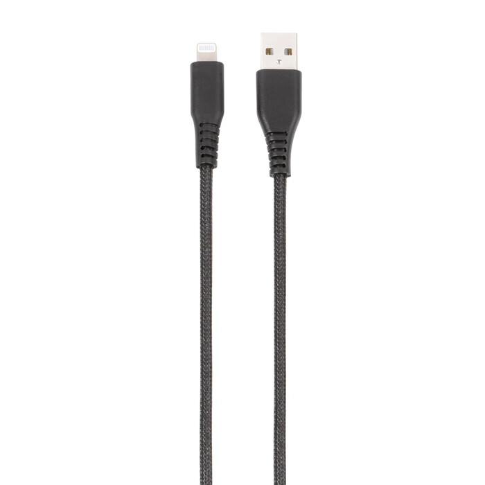 VIVANCO LongLife Daten- u. Ladekabel Lightning 1,5 m schwarz