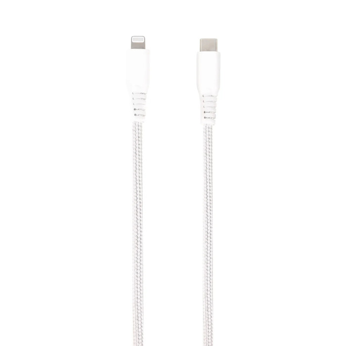 VIVANCO LongLife Daten- u. Ladekabel Lightning auf USB-Type-C™ 0,5 m weiß