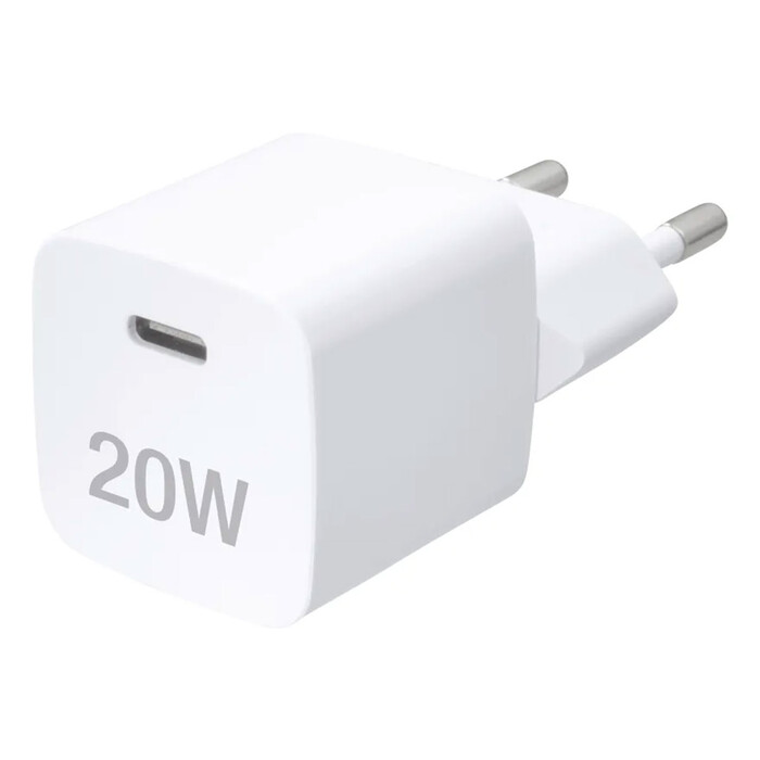 VIVANCO Schnellladegerät PD 3.0 für Apple iPhone USB Type-C 20 W weiß