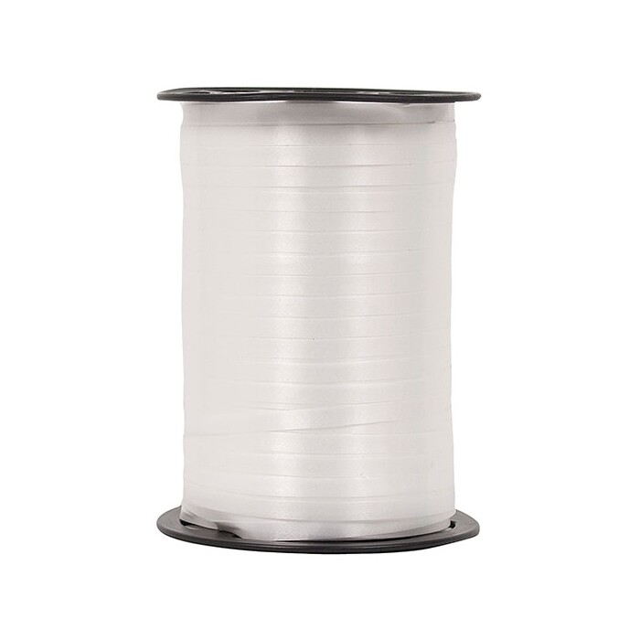 Glanzbastband 500 m weiß