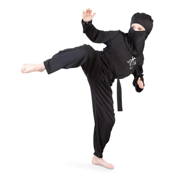 Kinderkostüm Ninja 2-teilig Größe 140