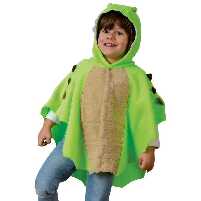 Kinderkostüm Dino Spiky Größe 104-116 grün