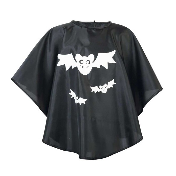 Kinderkostüm Cape Fledermaus Größe 104/126 schwarz