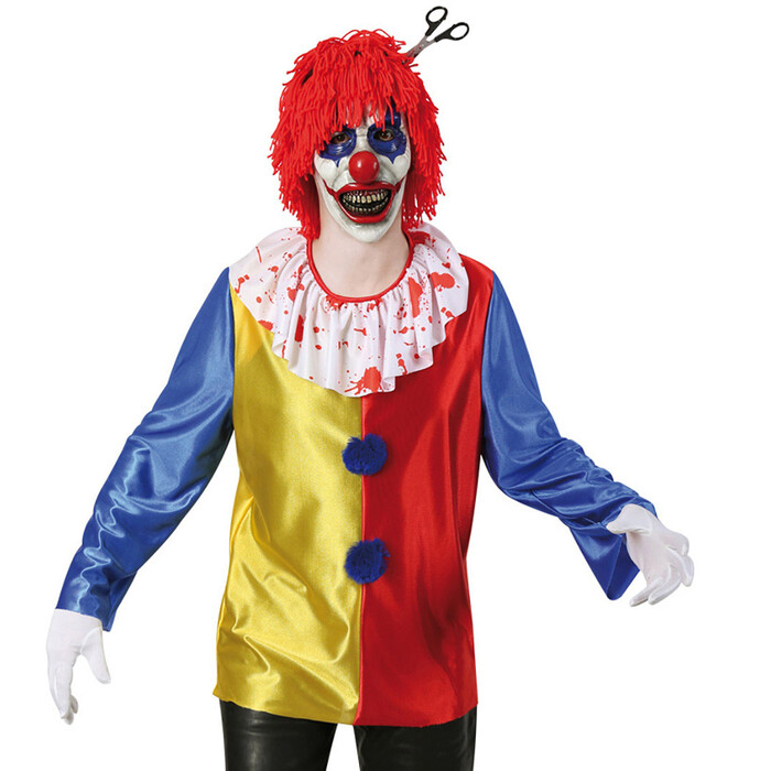 Kostüm Bad Clown M 1-teilig bunt