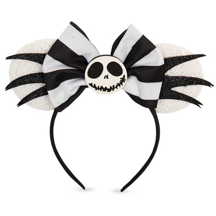 Haarreifen Jack Halloween schwarz/weiß
