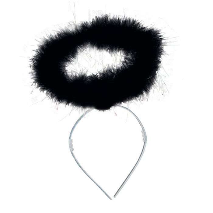 Haarreifen Heiligenschein schwarz