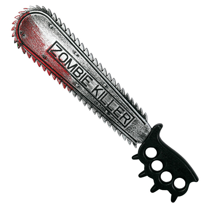 Accessoire Kettensägen-Messer 50 cm silber
