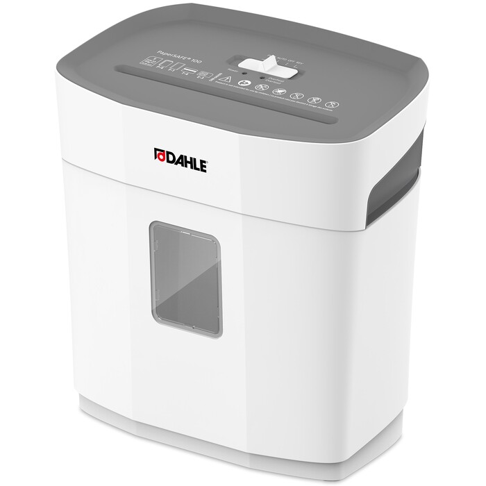 DAHLE Aktenvernichter Paper Safe 100 Partikelschnitt weiß/grau