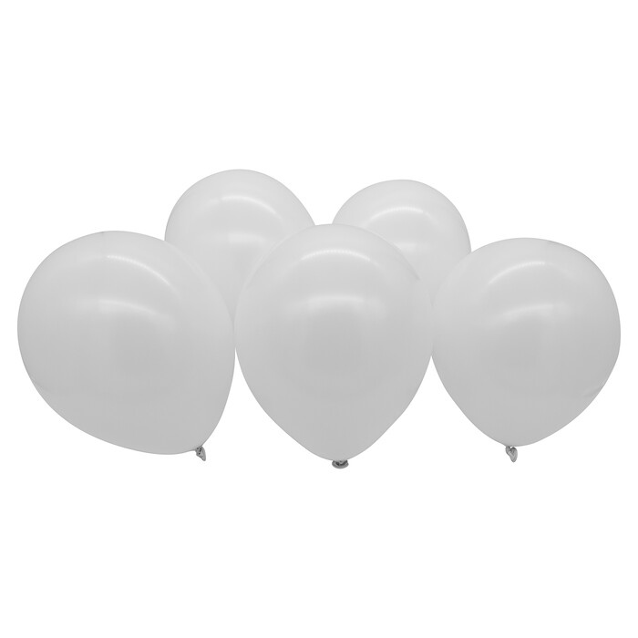 LED Ballons Ballominate B90 5 Stück weiß