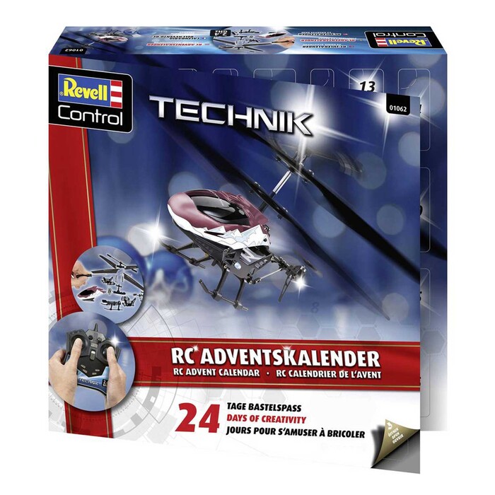 REVELL Control Adventkalender RC Helicopter Bausatz violett