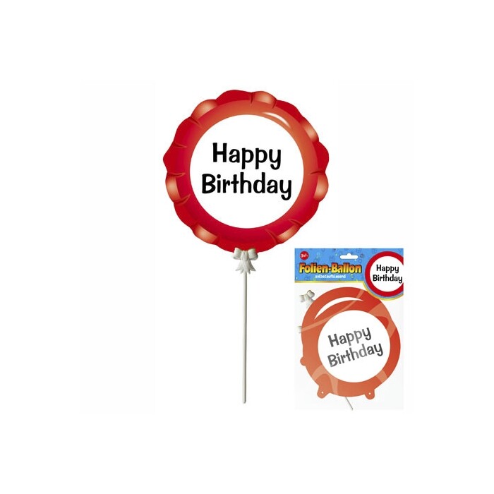 Folien-Ballon Happy Birthday 1 Stück