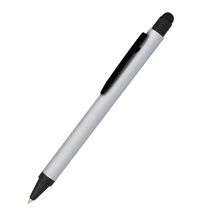 ONLINE Kugelschreiber ALU Stylus Touch silber matt