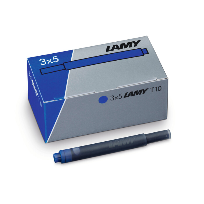 LAMY Tintenpatronen T10 3 x 5 Stück blau