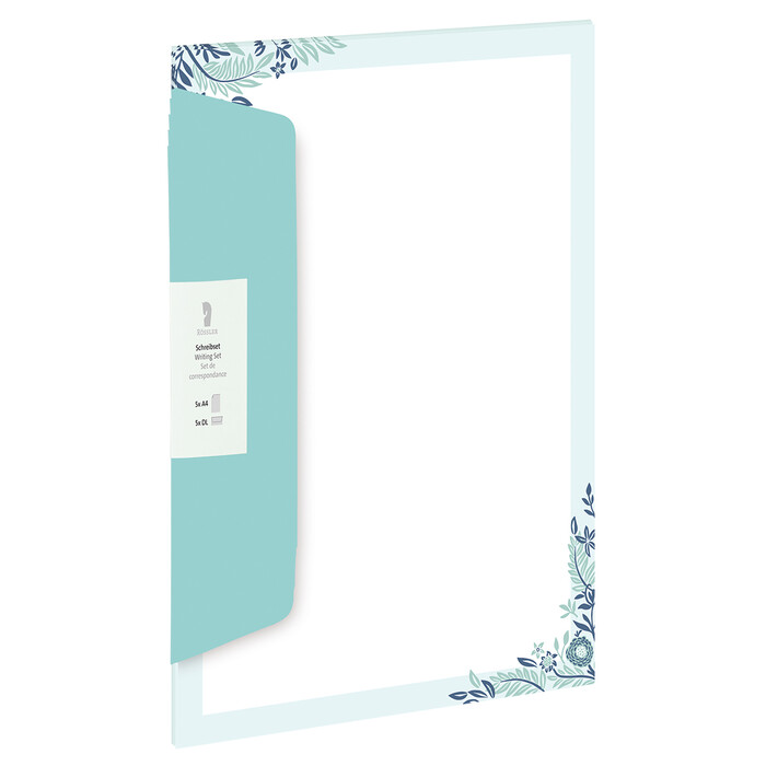 RÖSSLER Schreib-Set Florence 10-teilig weiß/mint