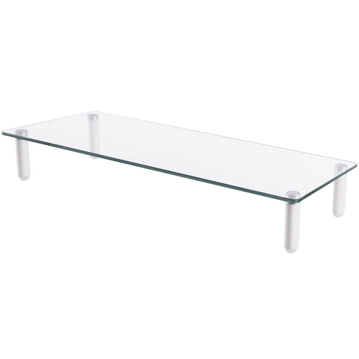 DIGITUS Universal-Monitorerhöhung aus Glas transparent