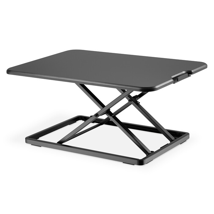 DIGITUS Ergonomischer Steh/Sitz Schreibtisch-Aufsatz schwarz