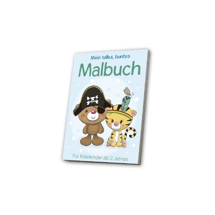 Mein tolles, buntes Malbuch, blau - Taschenbuch