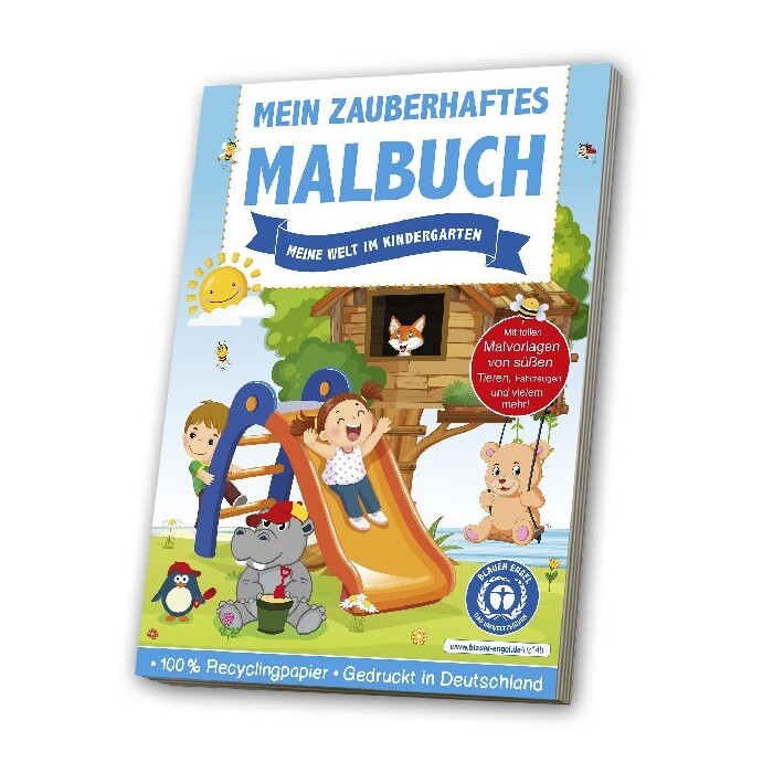 Mein zauberhaftes Malbuch - Meine Welt im Kindergarten - Taschenbuch